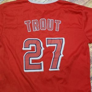 mlb trout jersey